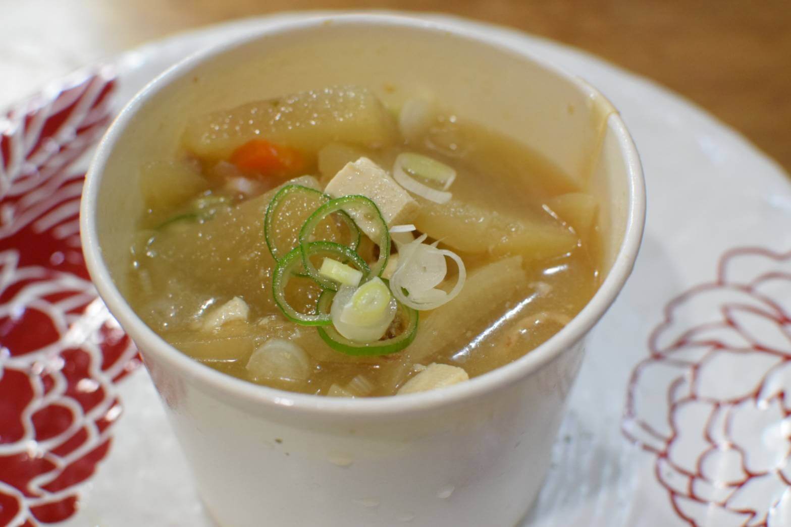 幸せ菜きっちんの野菜たっぷり豚汁